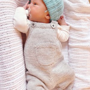 Baby dungaree knitting pattern