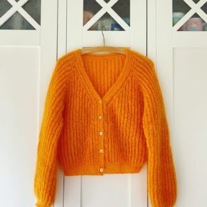 Pumpkin spice cardigan